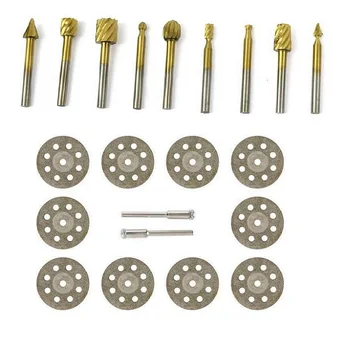 

10*Burr Bit 12*Cutting Wheels Tungsten Carbide Metal Cutting Carving Grinding Cutter Burrs Top Selling