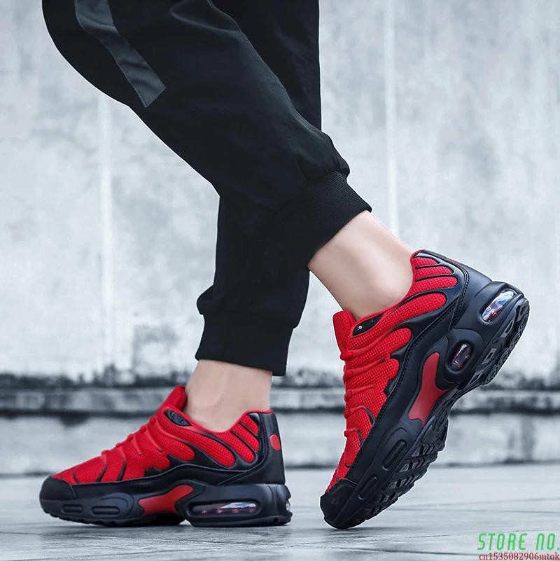 Zapatillas deportivas con cámara de aire para hombre, zapatos informales de tenis, transpirables, varios deportes|Zapatos informales de - AliExpress