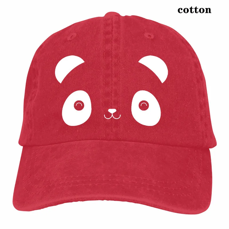 Panda Bear Animal Lover Funny Cute Ts Ladies Birthday Gift Idea Present Bear Toddler Xmas Baseball cap men women Trucker Hats - Цвет: 3-Red