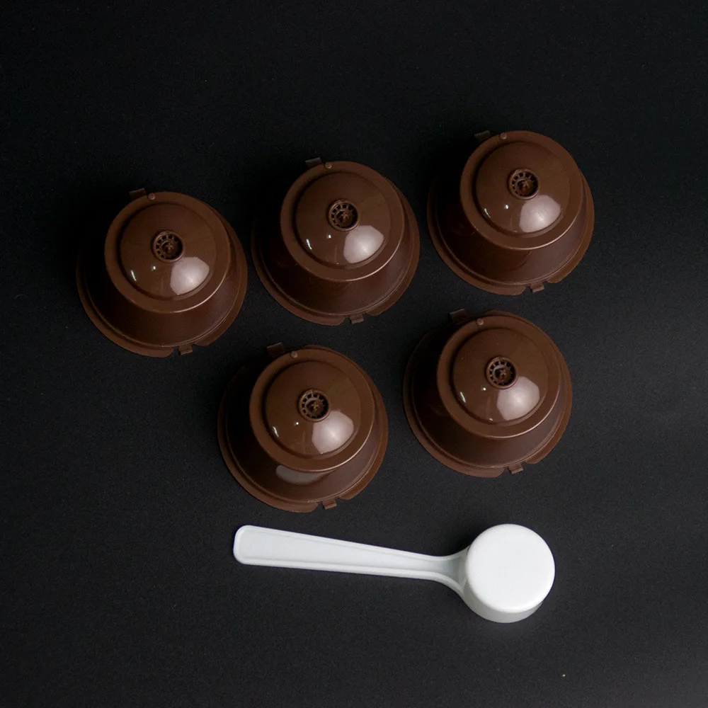 Фильтр для кофе набор фильтров подходит для dolcegusto капсулы чашки guo lv qiao 5 шт с ложкой
