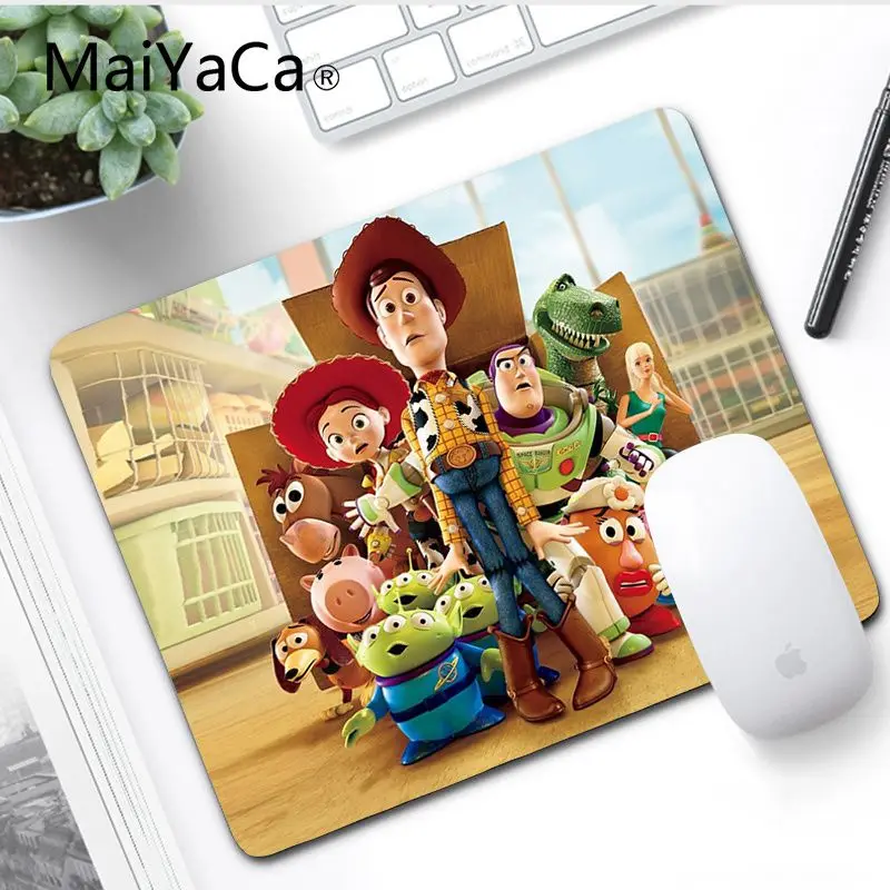 No LockEdge 25x29cm MaiYaCa игровой коврик для мыши дизайн История игрушек Высокая скорость коврик для мыши Большой Коврик Для Мыши Компьютерный коврик для ПК - Цвет: No LockEdge 25x29cm