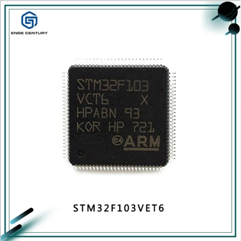 100 шт. STM32F103VET6ST LQFP-100 MCU для точечной микроконтроллер ARM 32-разрядный