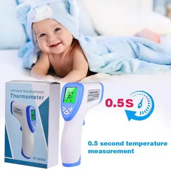 

Infrared Digital Thermometer Baby Adult Non-Contact Forehead Thermometers Body Temperature Fever Detection Health Care Tool