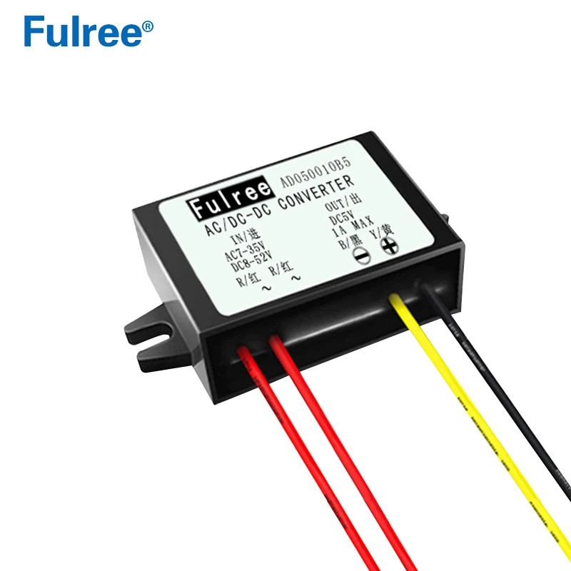 24VAC to 5VDC 1A 12VAC 24VAC для 5VDC понижающий преобразователь 24V AC 7-35V DC 8-52V преобразовать 5V 1A 2A 3A DC понижающий автомобиля контрольное наблюдение Питание - Цвет: 24VAC to 5VDC 1A