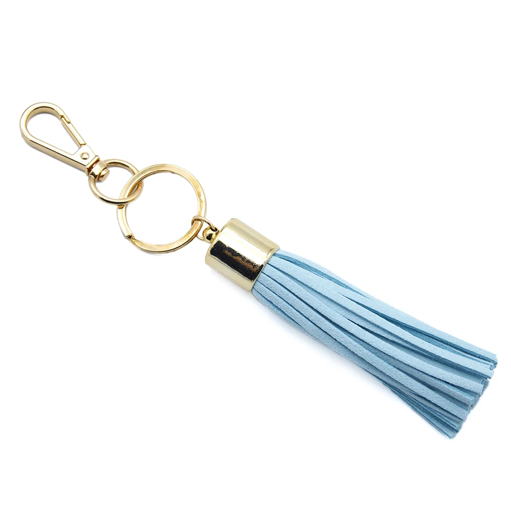 David accessories из искусственной кожи брелок с кистями кулон Для женщин кожаный брелок мешок материал для художественного оформления дома, 1Yc7654 - Цвет: 1086995008