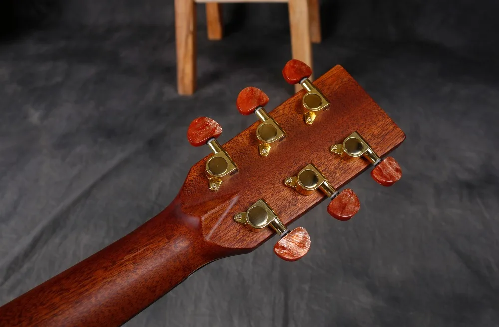 Нулевая Z-S4198 твердая деревянная акустическая гитара, сразу