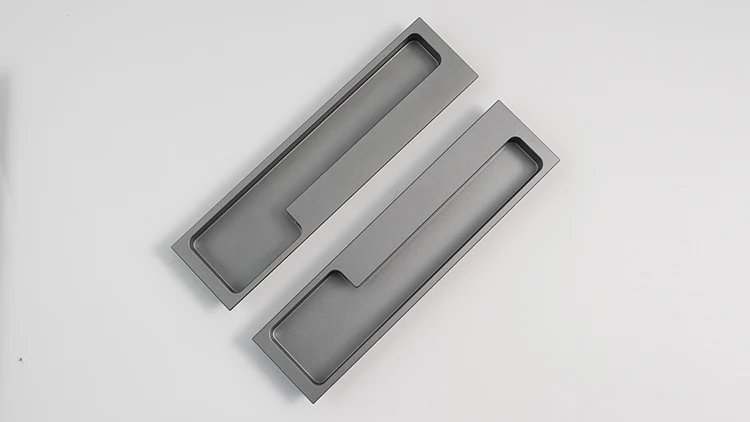 roupeiro, escondido deslizante maçanetas, preto e cinza, 15,75