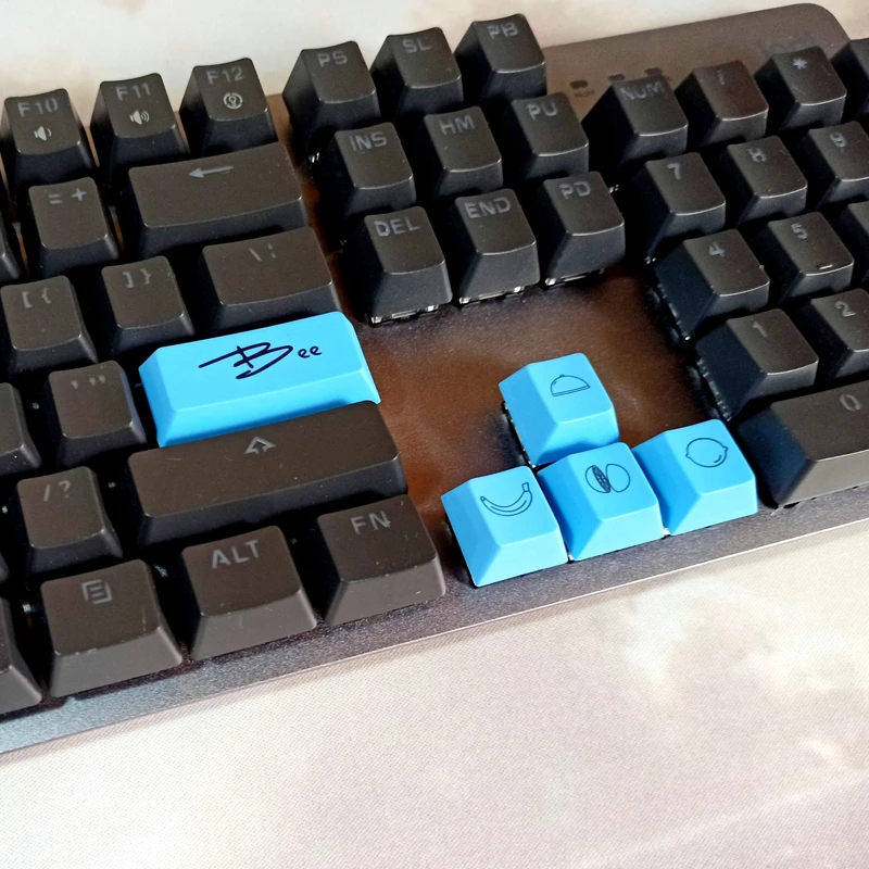 

DIY Mechanical keyboard chreey keycap 7keys Honey milk supplementary keycap PBT keycap