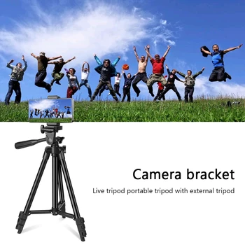 

Portable Phone Video Camera Tripod with Remote Outdoor Mobile Phone Kit Built-in Spirit Level Bluetooth Ornaments