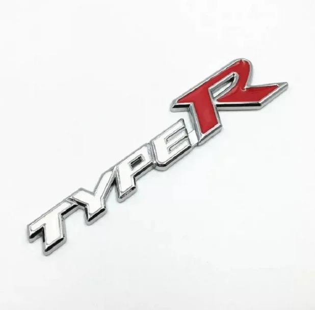 Напрямую от производителя продажи. Honda Civic модификация Typer бампер стикер s typer модифицированный спортивный логотип автомобильный, металл автомобильный стикер Sc