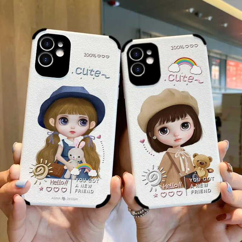 Lovely Barbie Girl Cartoon Mobile Phone Cases for IPhone X Xs XR 11 12 Pro Max 12MINI 6 6s 7 8 PLUS SE2020 Shockproof Soft Shell | Мобильные