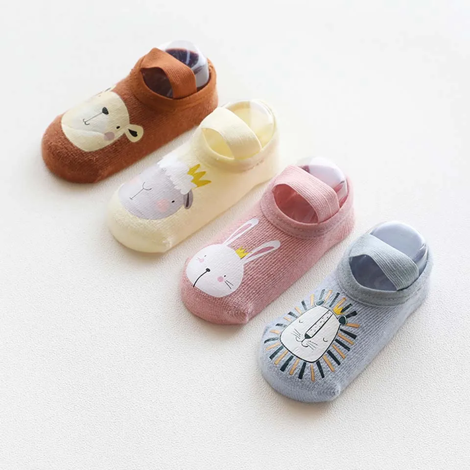 

Cute Spring Autumn Baby Socks Newborn Cotton Baby Boys Girls Cute Short Sock Toddler Crawl Anti-slip Socks for Babies Winter