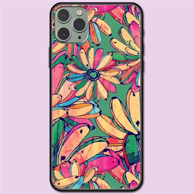 

For Iphone 11Pro XR 8 11 Xs Max 6s 7P Se2 Case fashion Silicon Tpu Black Case Full Protective Flexible Shockproof durable Case