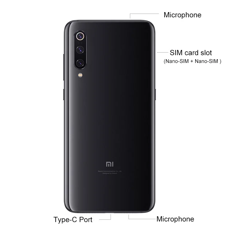  Global ROM Xiaomi Mi 9 Mi9 8GB 256GB Smartphone Snapdragon 855 Octa Core 6.39