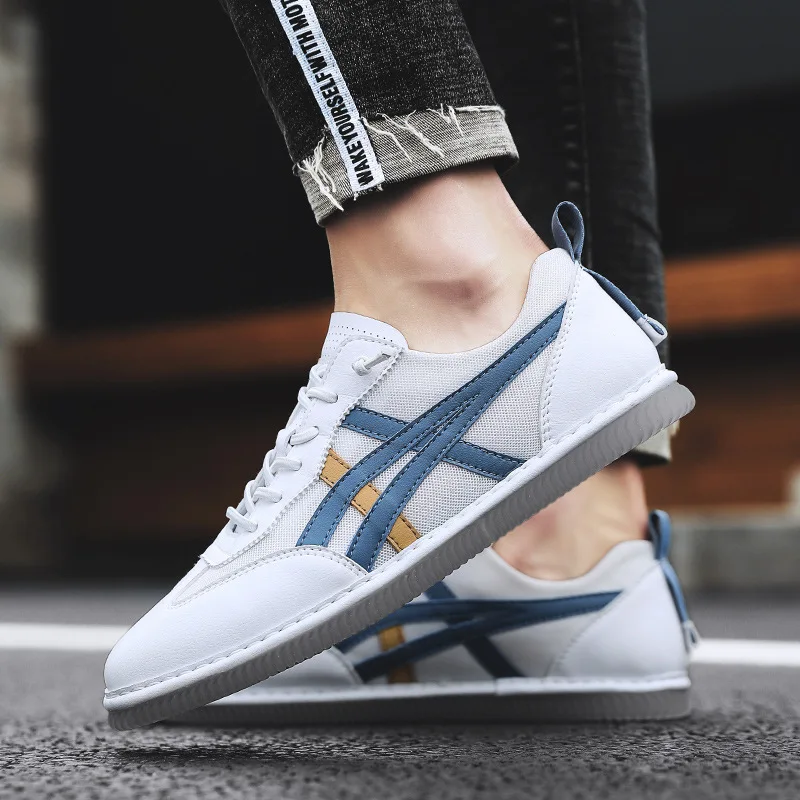 

2019 Summer New Style Breathable Casual Shoes England Sneakers Low Top MEN'S SHOES Fisherman Shoes P