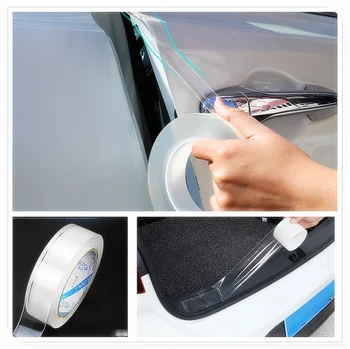 

Car clear auto double side Sticker Door sticker Tape Strip for Ford C-MAX Flex B-MAX Atlas Five FG F-350 F-250 E-Series