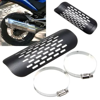 

Motorcycle Exhaust Muffler Pipe Heat Shield Cover For Harley Chopper Cruiser