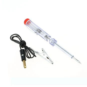 

Hot New 2019 Voltage Tester Electrical Voltage Test Pen 6V/12V/24V Circuit Tester with 10pcs Safety Pin Car Repair Tools