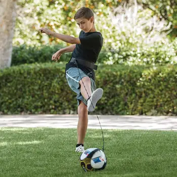 

Ball Practice Belt Football Assistance Outdoors Artistic Gymnastics Tool Black Polyester Fiber Train Contact Strong Playground