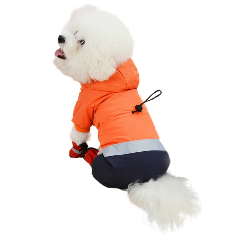 Dog Winter Clothes Dog Windproof Warm Jumpsuit Pet Down Jacket Coat Large Dog Clothes Chihuahua Bulldog