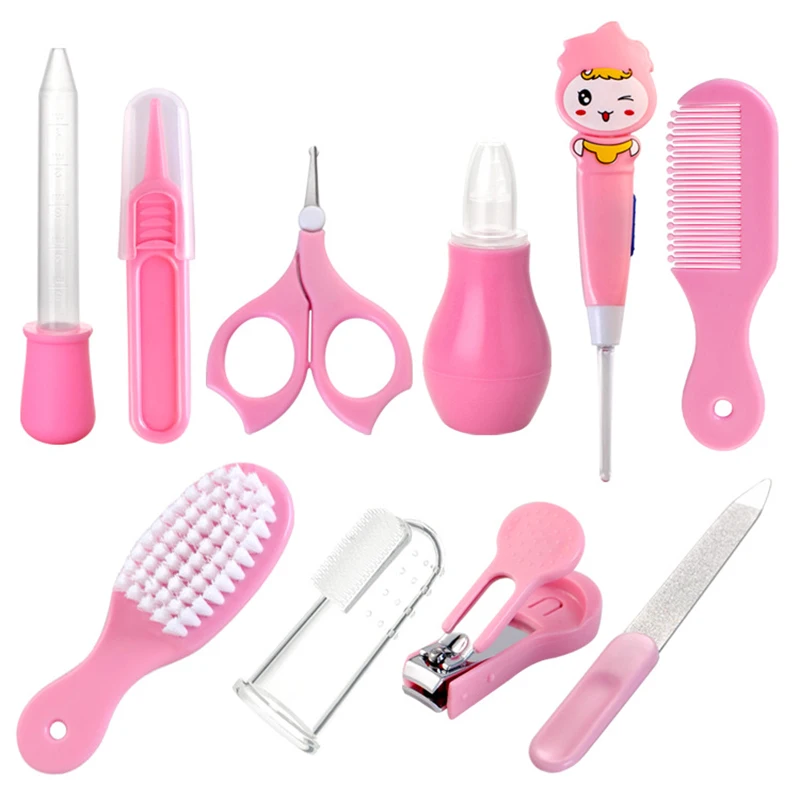 10Pcs/Set Baby Nail Trimmer Healthcare Kit Portable Newborn Nail