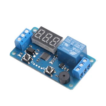 

DC 12V LED Display Digital Delay Timer Control Switch Module PLC Automation New L4MF