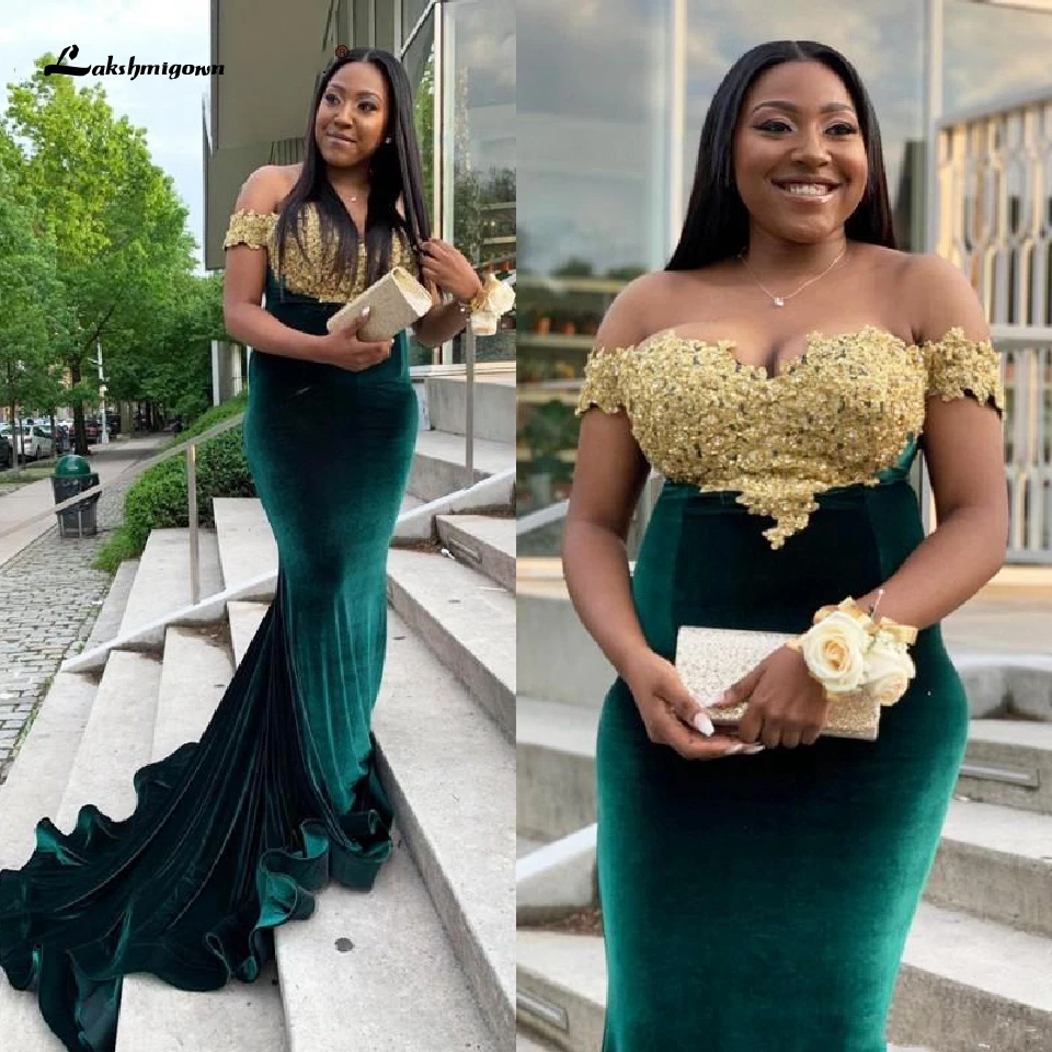 Formal Gown Plus Size Velvet Dress 