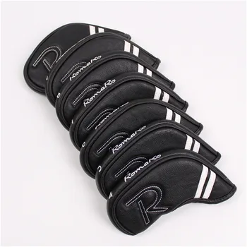 

New 7pcs Golf Iron Head Covers With Magnetic Closure PU Romaro Golf Irons Set Covers #4-9P For Man Women