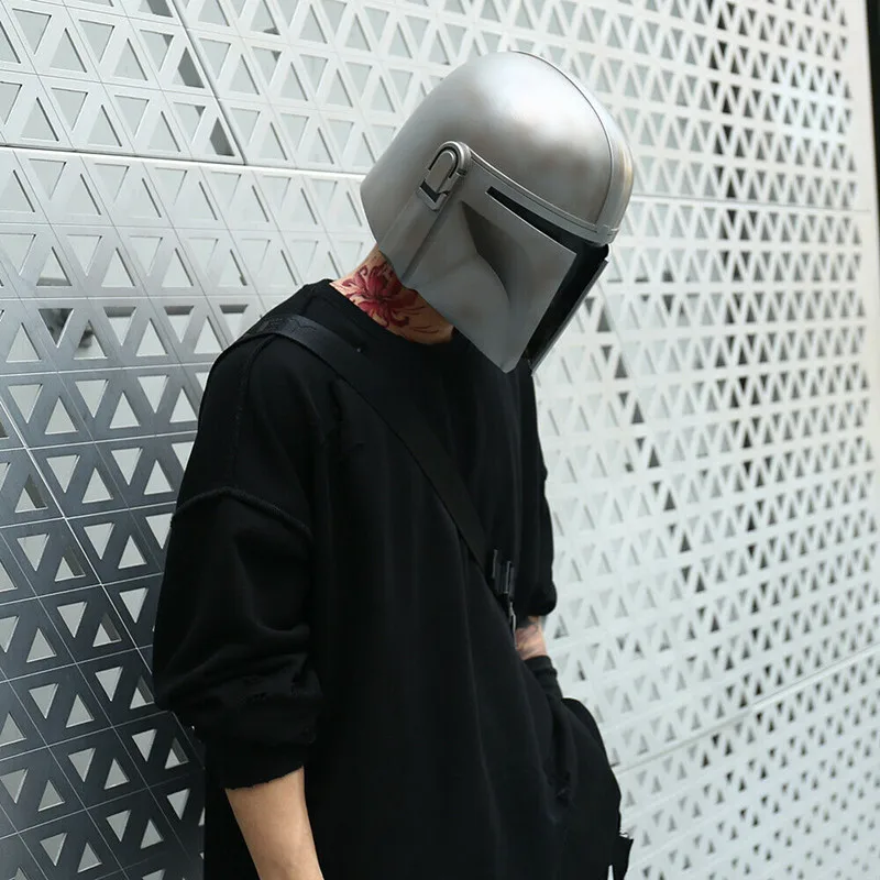 Movie Star Wars The Mandalorian Cosplay Mask Helmets PVC Masks Props Halloween
