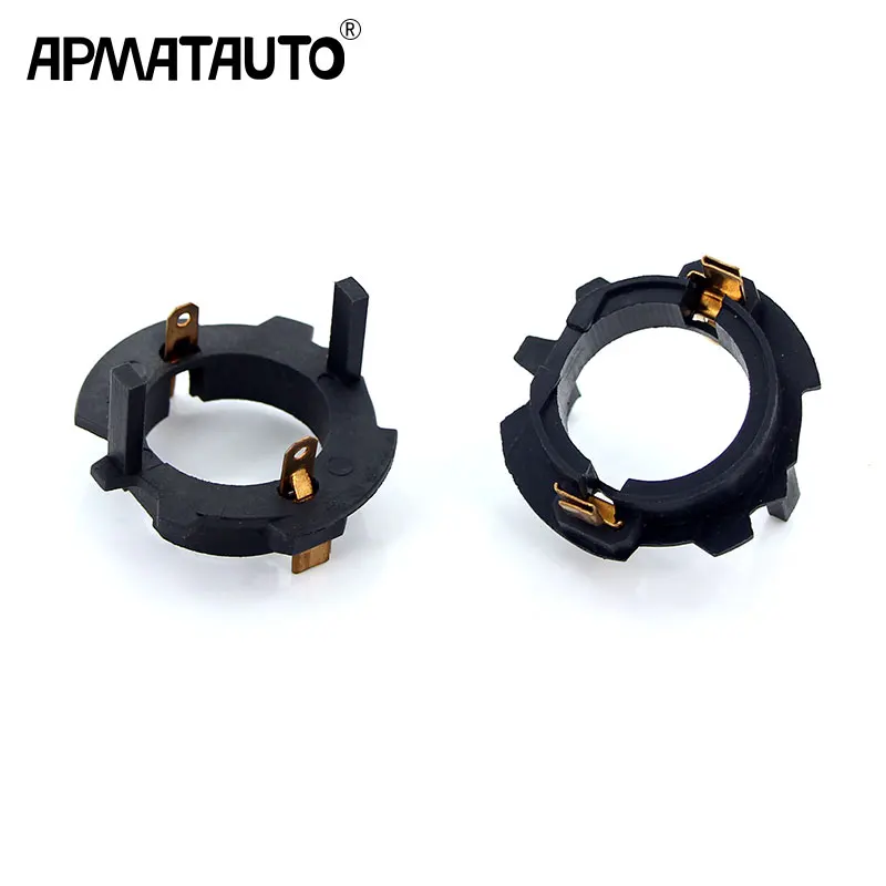 Apmatauto 2 шт. светодиодные лампы для фар H7 адаптеры фонарей VW Golf 5 Jetta MK5 держатель