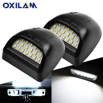

2Pcs LED Number License Plate Light Lamp For Cadillac Escalade Chevrolet Silverado 1500 2500 Suburban Tahoe GMC Sierra Yukon XL