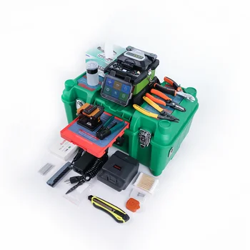 

SM&MM Fiber optic Splicer Komshine FX37 Fiber Optic Splicing Machine Fusion Splicer w/Cleaver