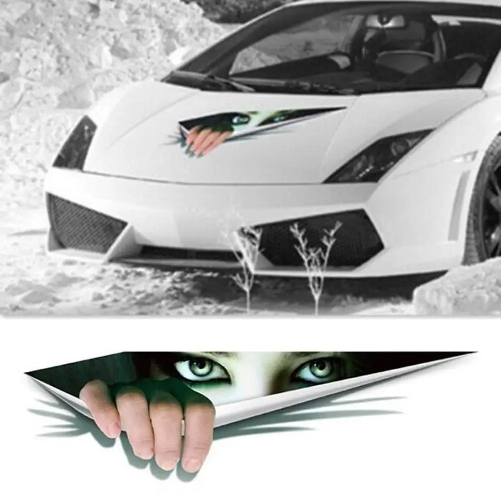 

Voyeur Car Sticker Simulation Eye Car Sticker 3D Personality Sticker Specific material is more realistic Small two