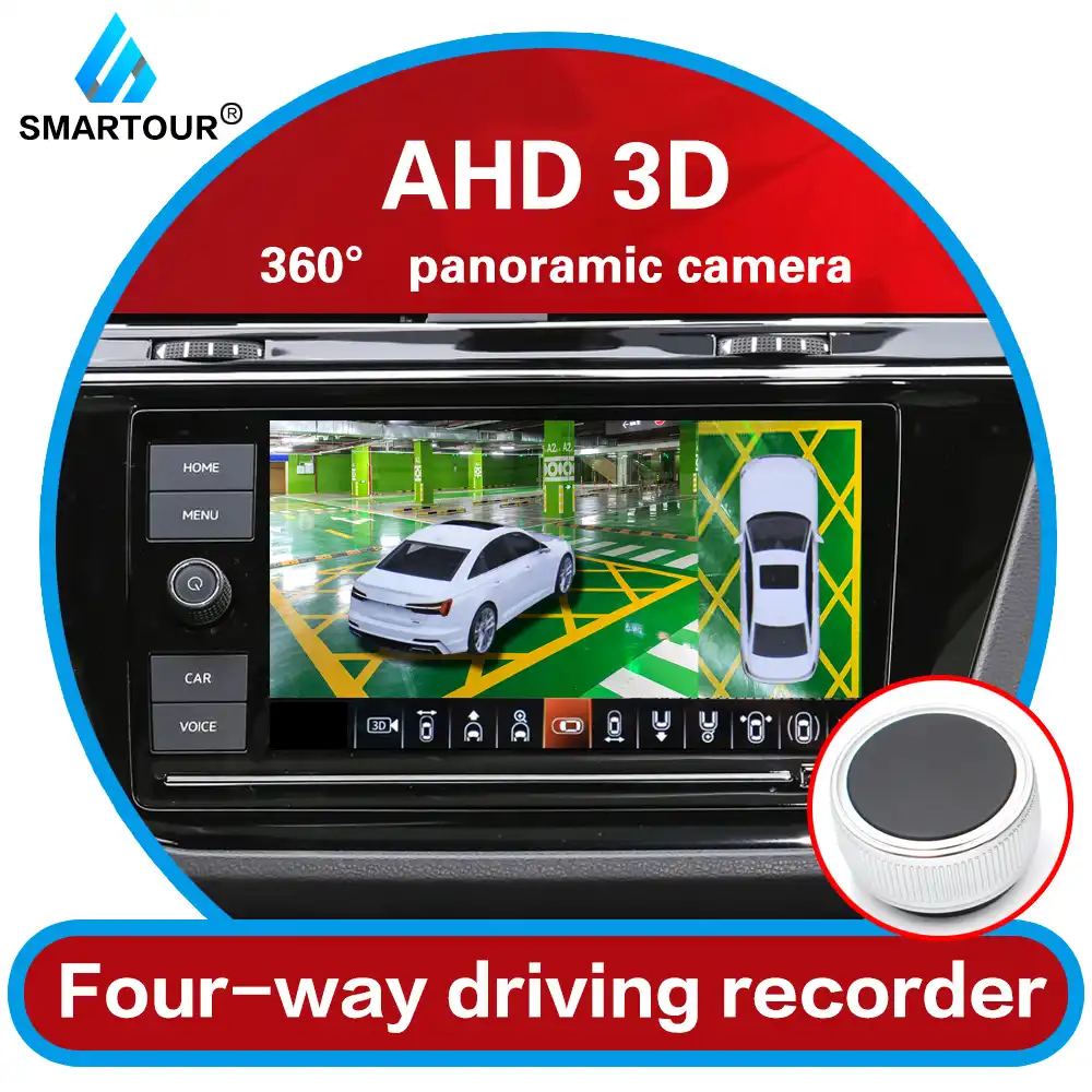 Smartour 3d Ahd Dvr 1080 1080p魚眼レンズすべての周囲に360度車の鳥の目ビューモニターシステム4方法カメラシステム 車 用マルチアングルカメラ Aliexpress