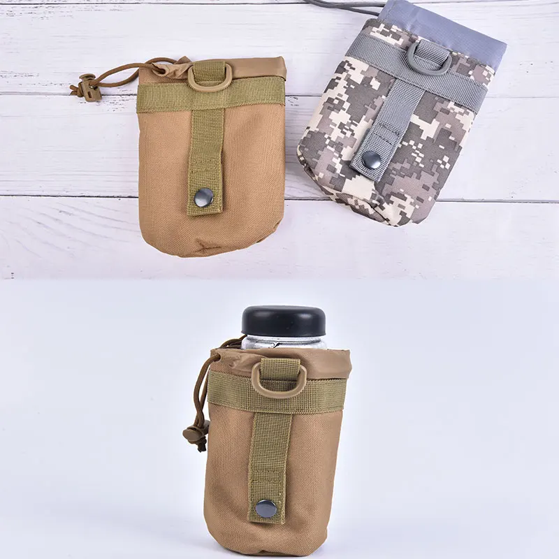Sac de sport,Pochette tactique améliorée pour bouteille d'eau Molle,sac militaire de voyage en