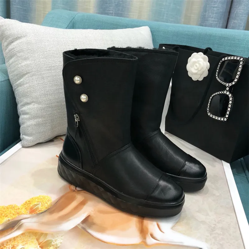 Зимние ботинки; женская обувь; Botas Mujer; Разноцветные женские зимние ботинки; женские ботинки на платформе с жемчугом; scarpe donna