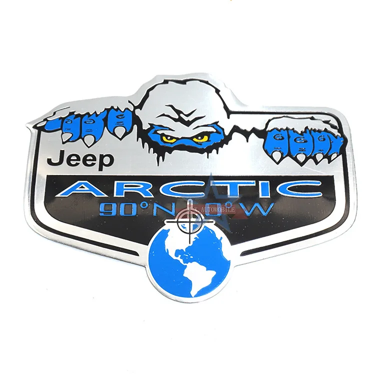 Yeti подходит для Jeep джип Wrangler Компас бесплатно; мужские теплые Стандартный крутой металлический Полар-флиса автомобильные брелки с логотипом