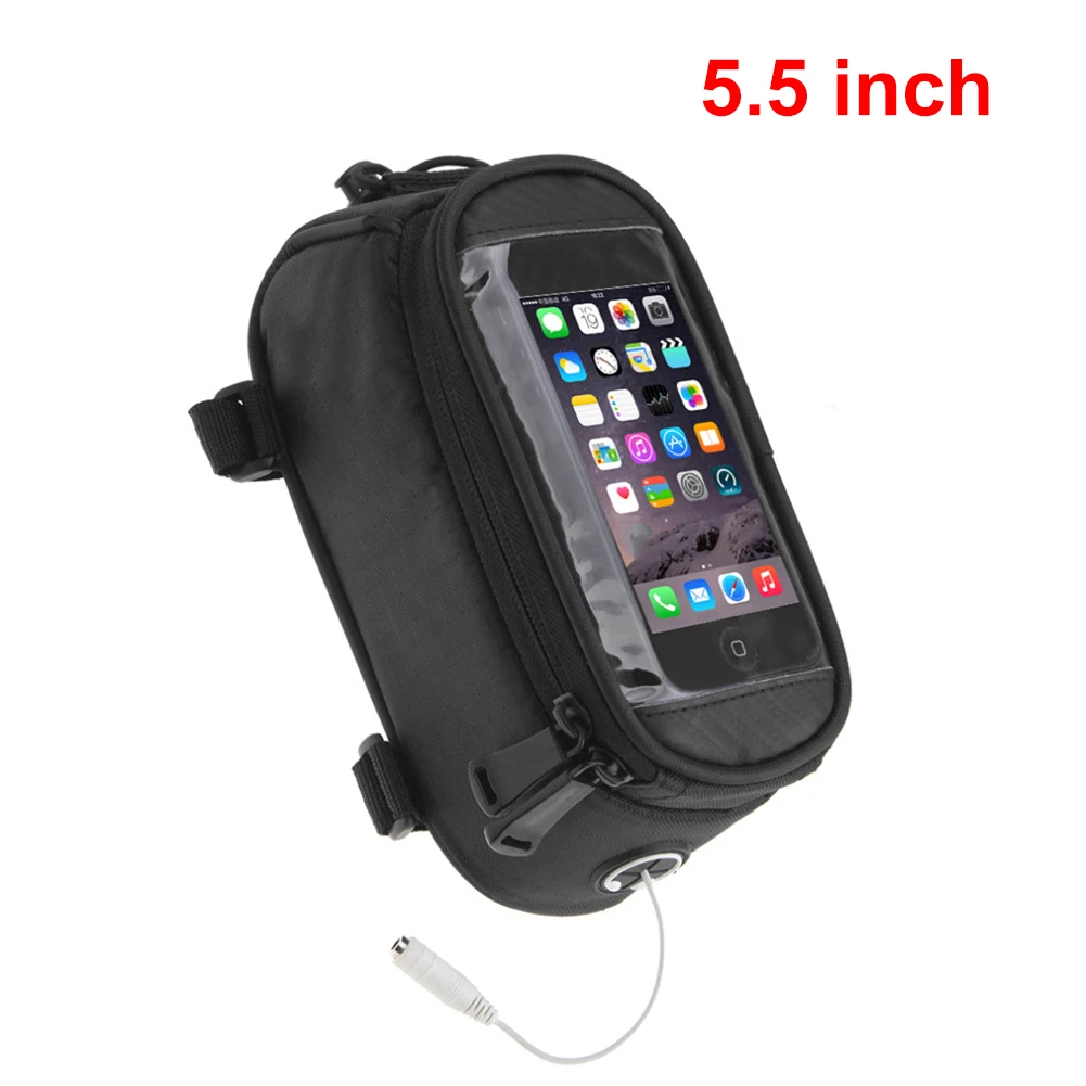 4.8/5.5inch Mountain Bike Bag Waterproof Mtb Front Bag Mobile Phone Case Bicycle Top Tube Bag Cycling Accessories wholesale