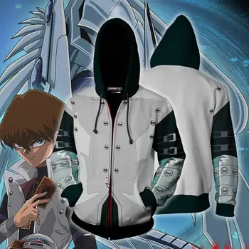 

Duel Monsters Seto Kaiba Hoodie Jackets Coats Cosplay Costumes Duel Monsters Hoodie Printed Sweatshirt men women Sports hoodie