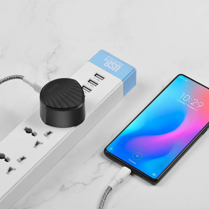 HOCO C68 20 шт./лот 18 Вт USB зарядное устройство для iPhone 11 Xs Max США ЕС вилка настенное зарядное устройство адаптер для samsung Xiaomi huawei