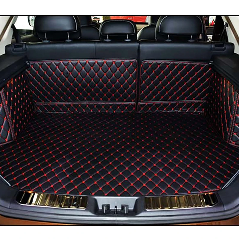 Custom leather car trunk mats for LINCOLN MKZ 2014 2020 years cargo