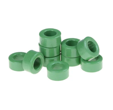 

10 Pcs Inductor Coils Green Toroid Ferrite Cores 10mm x 6mm x 5mm Wholesale