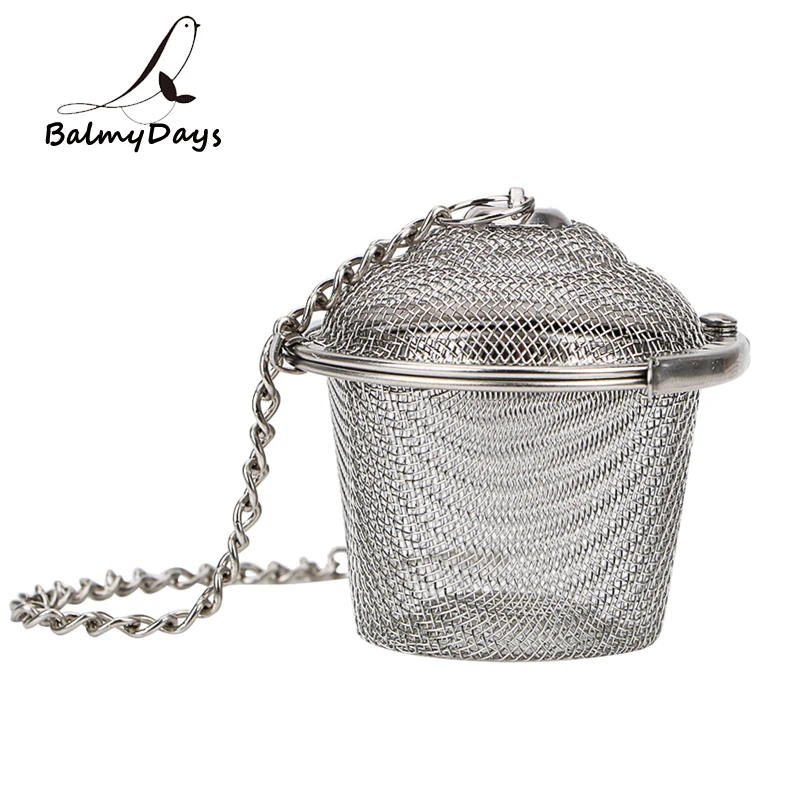 Kitchen Stainless Steel Tea Ball Herb Spice Mesh Infuser Filter Strainer