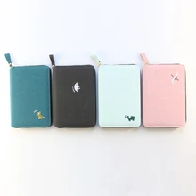 Domikee, новинка, кожаная Личная папка на молнии, планировщик, ежедневник, планировщик, блокнот-органайзер, хорошее 6 связующее кольцо, ежедневник, А6