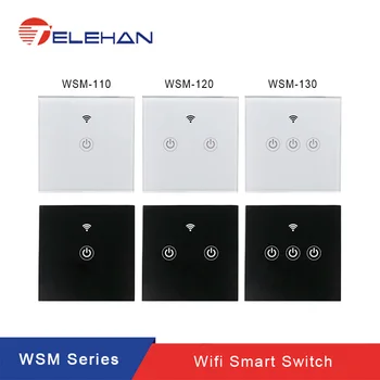 

TELEHAN WIFI Smart Switch, WIFI control switch, wifi remote switch, home intelegent switch, touch switch, light switch