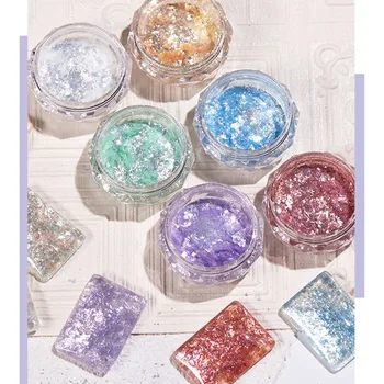 

2020New!!! Japanese-Style Manicure Ultra-Thin Brocade Powder Ice Crystal Snow Velvet Dreamy High Flash Powder For Nails 12Colors