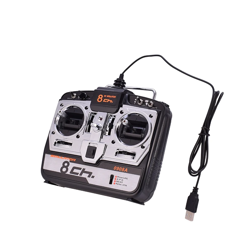 JTL-0904A 6CH/8CH RC симулятор полета поддержка Real RF7 G7 Phoenix 5,0 XTR пульт дистанционного управления Вертолет с фиксированным крылом Дрон(MODE2