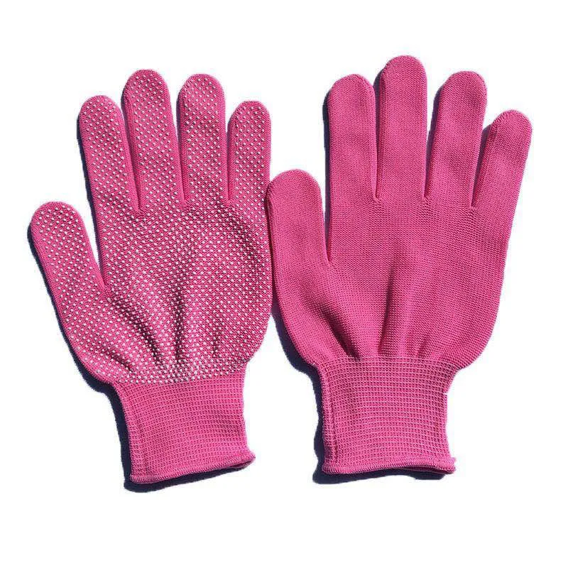 6 пар 1DZ Unisex унисекс Нескользящие и нескользящие перчатки износостойкие перчатки в горошек с принтом удобные дышащие большие эластичные перчатки