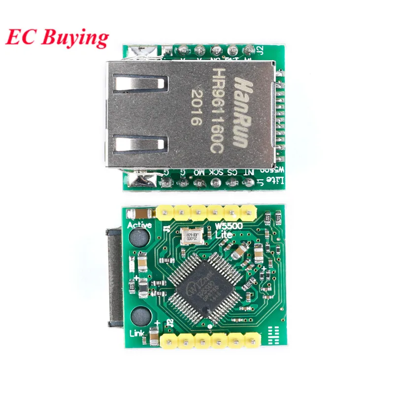 USR-ES1 W5500 SPI к сетевому модулю локальной сети Ethernet TCP IP 51 STM32 интерфейс 3 В 5 для Arduino