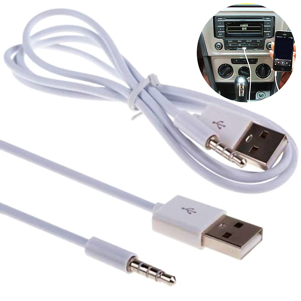 Автомобильный аудиокабель AUX для телефона автомобильный USB 3 5 мм аксессуары